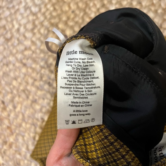 Mustard checkered pants - Picture 2 of 8